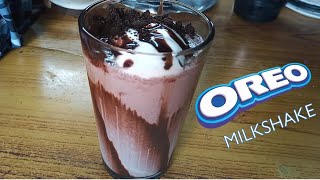 HOW TO MAKE OREO MILKSHAKE  OREO SHAKE IN JUST 1 MINUTE [upl. by Sirovat]