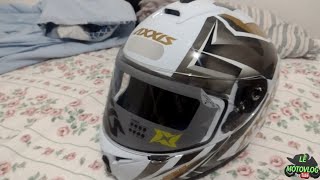 REVIEW CAPACETE AXXIS DRAKEN VECTOR  MELHOR QUE O LS2 [upl. by Aramen]