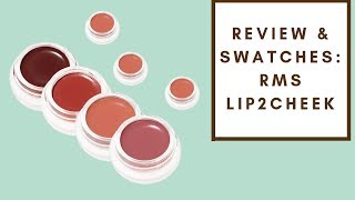 REVIEW amp SWATCHES RMS LIP2CHEEK COLORS  Integrity Botanicals [upl. by Landmeier]