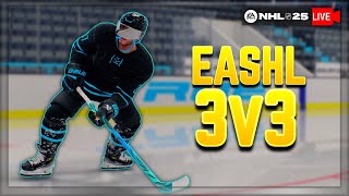 🔴LIVE  NHL 25 EASHL 3V3  Grind to Div 1 [upl. by Kerianne]