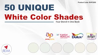 Best Off white Color sheds of Asian Paints Berger Paints Nerolac Paints and Dulux Paints with code [upl. by Brittnee]