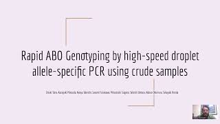 Advancements in ABO Genotyping [upl. by Aicirtac300]