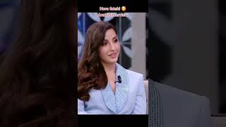 Nora fatehi Arabic interview part 2 bollywood love norafatehi trending viral status [upl. by Chemush]