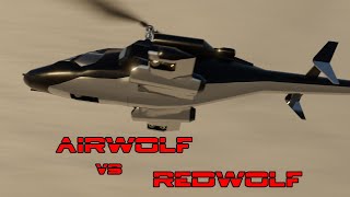 Airwolf vs Redwolf shorts airwolf 3danimation cgianimation [upl. by Jeggar]