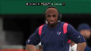 Madden NFL 25 CPU vs CPU Weekly Sim Gameplay Texans vs Jets Week 9 [upl. by Alby]