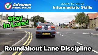 Roundabout Lane Discipline  Learn to drive Intermediate skills [upl. by Geoff771]