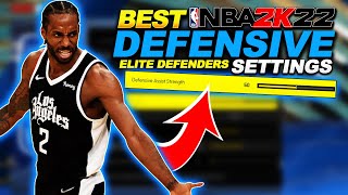 HOW TO PLAY DEFENSE NBA 2K22  BEST DEFENSIVE SETTINGS [upl. by Jestude]