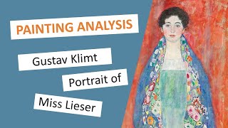 ART SENSATION PAINTING FOUND Gustav Klimt Portrait of Miss Lieser  30 Mio €  Secrets amp Analysis [upl. by Noemi]