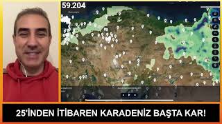 25inden İtibaren Karadeniz Başta Kar  Canlı Yayın 20248 [upl. by Aidnahs477]