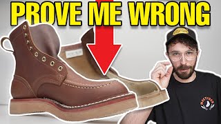 Nicks Boots Just Made The Best Moc Toe In The World  CUT IN HALF [upl. by Yt]