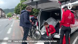 Léquipe Cofidis en stage daltitude à un mois du départ du Tour de France [upl. by Warrin]