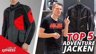 Top 5 Tourenjacken 🧥 Motorrad Textiljacken für alle Fälle ❌ HelmexpressTV [upl. by Stevana]