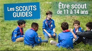 Les ScoutsGuides  être scout entre 11 et 14 ans [upl. by Yelekreb]