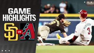 Padres vs Dbacks Game Highlights 92724  MLB Highlights [upl. by Maggi]