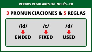 Verbos Regulares en Inglés  Pronunciación amp Reglas [upl. by Pearl866]