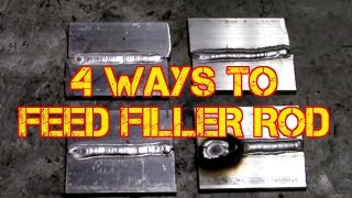 TFS TIG Simple  4 Ways to Feed Filler Rod [upl. by Luapsemaj]