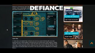 Defiance  Lets Talk About Cyber Rigs [upl. by Tamqrah]