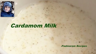 Cardamom Milk  Kid Can Make Recipe CardamomMilk FlavouredMilk [upl. by Panta]