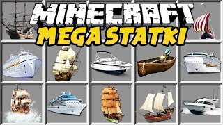 MEGA STATKI W MINECRAFT  PŁYWAJ GDZIE TYLKO CHCESZ  FABULARMOD [upl. by Aurore]