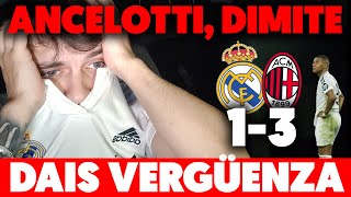 DAIS VERGÜENZA EL MADRID PINCHA vs MILAN 13 · ¡SE ACABÓ ANCELOTTI TIENE QUE IRSE ¡ESTAMOS ROTOS [upl. by Magen]