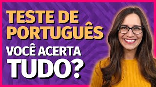 ❌✅ TESTE BÁSICO de PORTUGUÊS Você consegue GABARITAR  TESTE 1  Professora Letícia Góes [upl. by Aniretac]