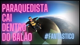 Imagens exclusivas do acidente com o paraquedista durante salto de um balão  fantástico [upl. by Acira916]