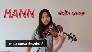 《HANN》 GIDLE 여자아이들 Violin Cover wSheet Music [upl. by Virginia]