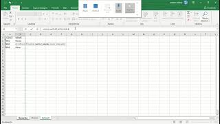 TUTORIAL EXCEL 4  FOGLIO GIACENZA MAGAZZINO  PARTE 1 [upl. by Llenehs]