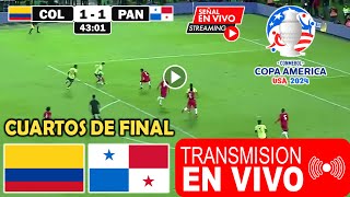 🔴 Colombia vs Panamá en vivo hoy Donde ver  Horario Ver Cuartos de Final Copa América 2024 [upl. by Jewett]