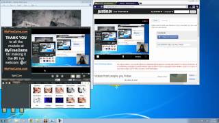 Justintv desktop broadcasting via SplitCam [upl. by Yoo]