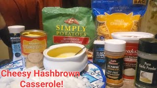 Cracker Barrel Cheesy Hashbrown Casserole My Way 😃 Lets Cook 🧑‍🍳 [upl. by Ahseuqram282]