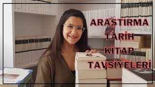 Araştırma amp Tarih Kitap Tavsiyeleri  Kitap Alışverişi  kitapalışverişi kitapönerileri [upl. by Yenitirb]