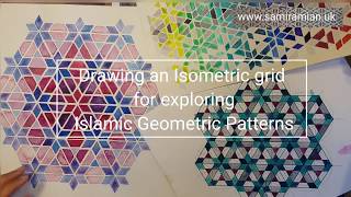 42 Islamic Geometric Patterns on an Isometric Grid [upl. by Arehc]