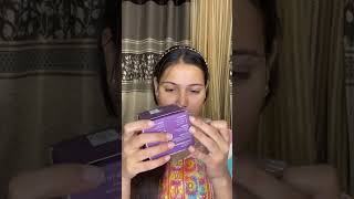 viral purple clay mask unboxing unboxing review skincare makeup makeuphacks youtubeshorts [upl. by Ayela]