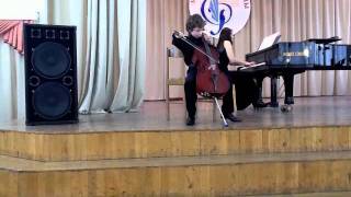 Concerto No4  Goltermann Гольтерман концерт 4 1 часть Yan Khmelevsky [upl. by Jobyna]