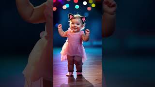 A babys magic with cat youtubeshorts cute kawaii ai baby dog animals magic [upl. by Pavyer]