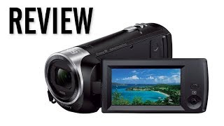 Sony Handycam HDRCX405 HD Video Camera Review [upl. by Kellina609]