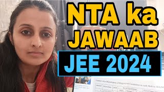 NTA ka JAWAB  JEE JAN 2024 DATA RELEASED [upl. by Fern]