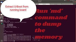 Dump or Extract UBoot from the running board linux uboot embeddedsystems arm firmware [upl. by Agathe481]