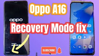 oppo A16 Recovery Mode Fix solution oppo oppoa16 oppoa16k oppoa16recoverymodeproblemsolution [upl. by Nichy]