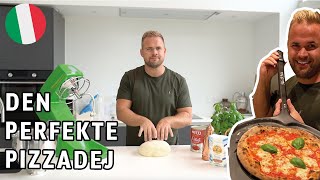 Lav den perfekte italienske pizzadej 4 ingredienser [upl. by Dupaix]