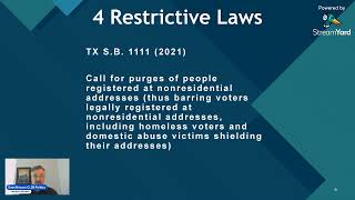 Texas Voting Laws 2024 [upl. by Lahpos]