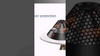 Electric mini heater volcano patio heater 400w [upl. by Caresa]