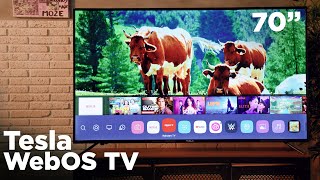 Ogroman ekran i WebOS  Tesla 70M610BUS 4K TV recenzija [upl. by Fennie]