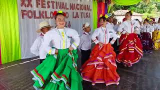 CEB RAMON ROSA DE LA CUMBRE PALMICHAL MACUELIZO SANTA BARBARA DANZA EL CASCAREÑO [upl. by Schuster]