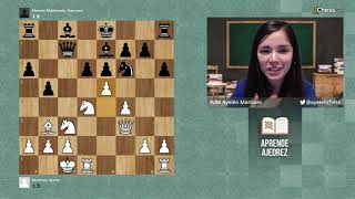 AyelenChess vs la Siciliana Najdorf [upl. by Ssecnirp]