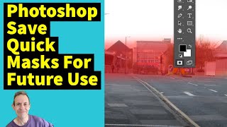 Photoshop  HOW TO Save  Store Quick Masks Tutorial [upl. by Clare]