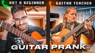 Professional GUITARIST DOESNT Pretends to be a BEGINNER to Guitar Lessons  PRANK 3 [upl. by Hamian]