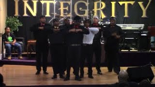 New Years Eve 2014 PART 2 LFCC Decatur Praise Dancers Tribe of Judah Steppers [upl. by Robaina]