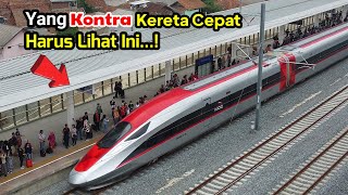 Yang KONTRA Proyek KERETA CEPAT harus lihat ini  Indonesian High speed rail success [upl. by Rico]